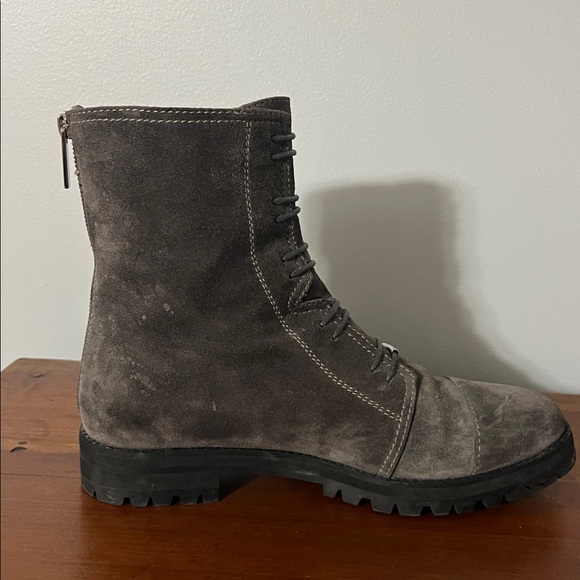 JIMMY CHOO Piper Suede Combat Boots Size 40 - Picture 7 of 14